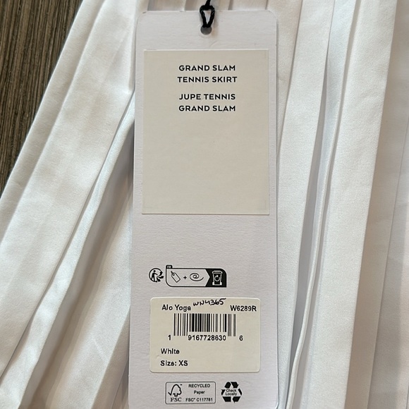 ALO YOGA GRAND SLAM TENNIS SKIRT XS NWT 🎾 - Picture 4 of 7